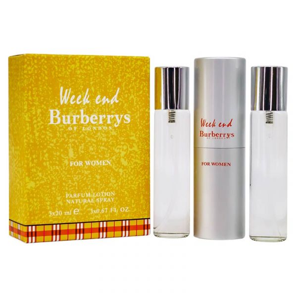 Burberry Weekend, edp., 3*20 ml